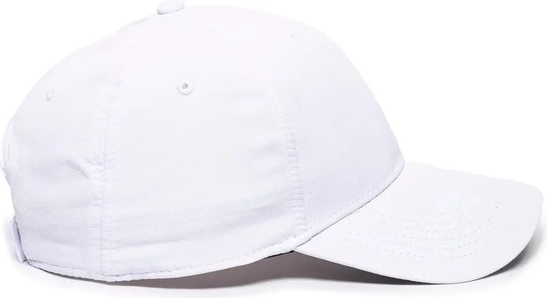 OC Sports PN-100 Adjustable Cap - White - White / 6 7/8’’ - 7 1/2’’