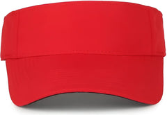 OC Sports PNV-100 Ultimate Lightweight Performance Visor - Red - Red / OSFM
