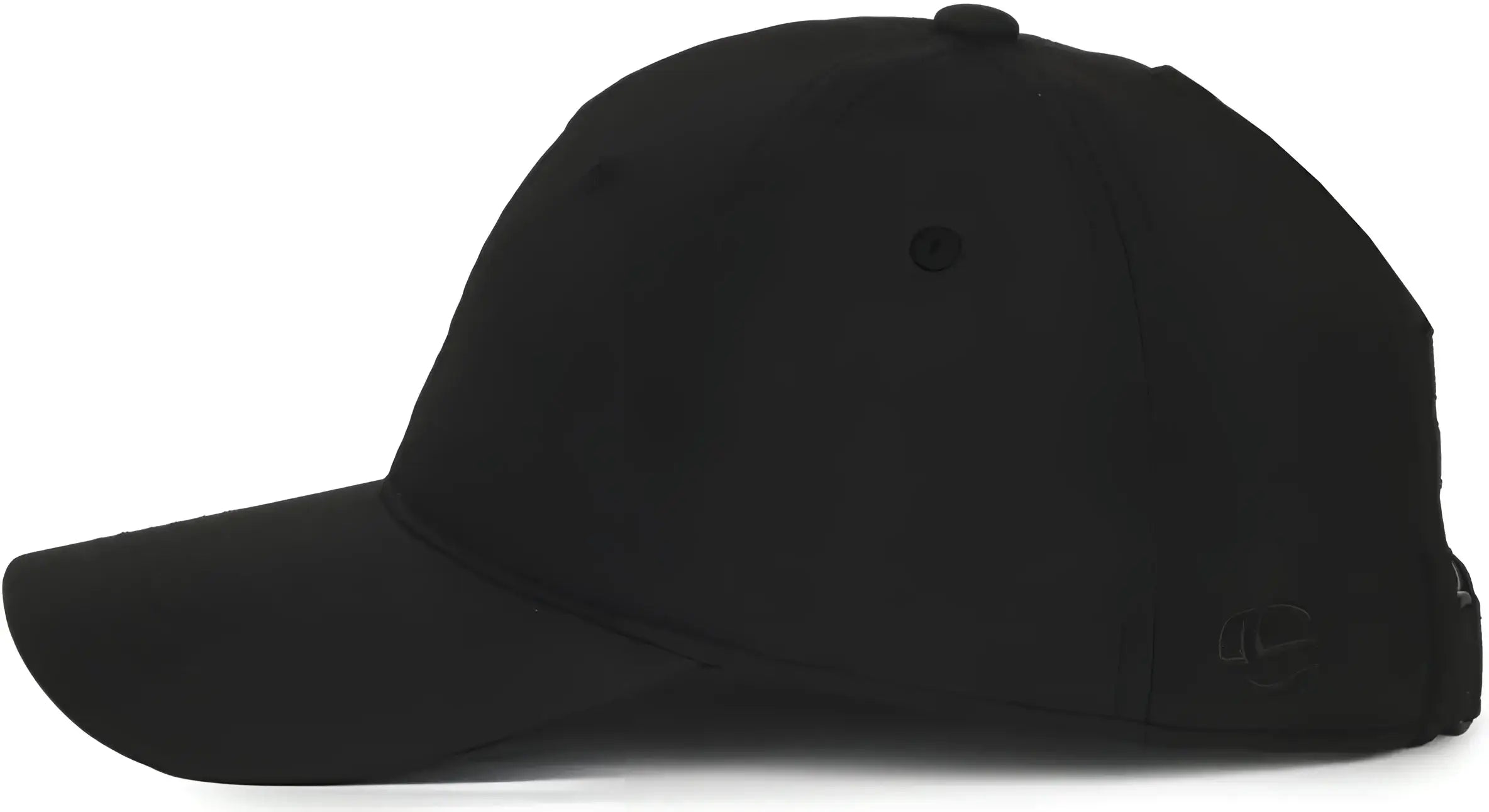 OC Sports PNY-900U Ladies Performance Ponytail Cap - Black - Black / Ladies