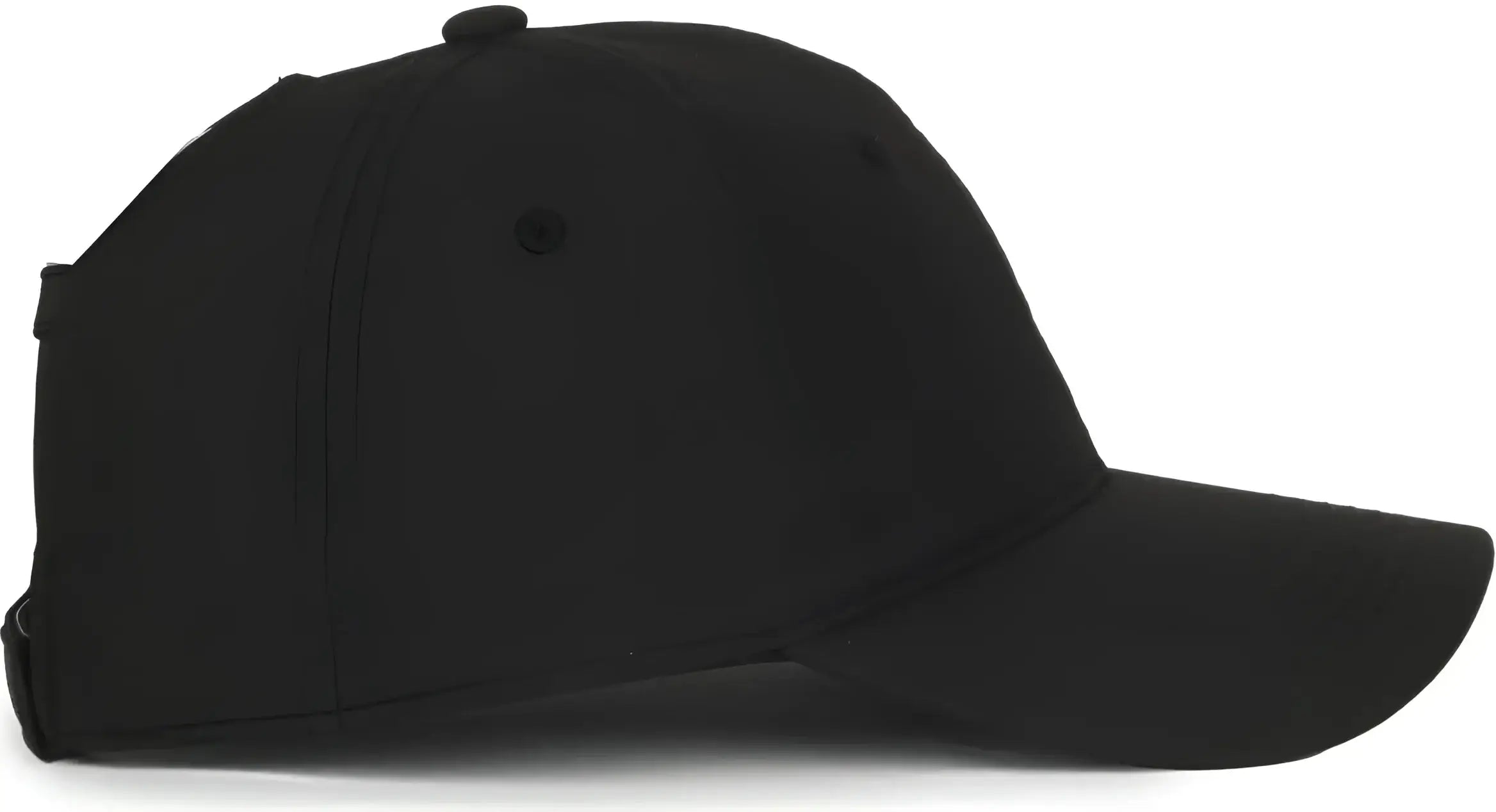 OC Sports PNY-900U Ladies Performance Ponytail Cap - Black - Black / Ladies