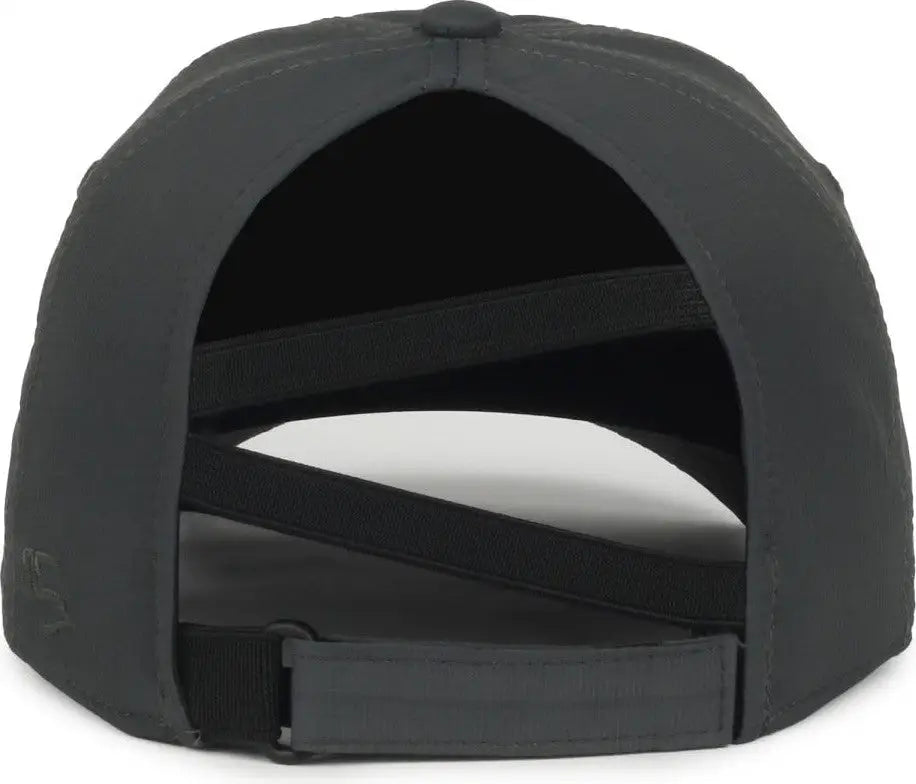 OC Sports PNY-900U Ladies Performance Ponytail Cap - Graphite - Dark Gray / Ladies