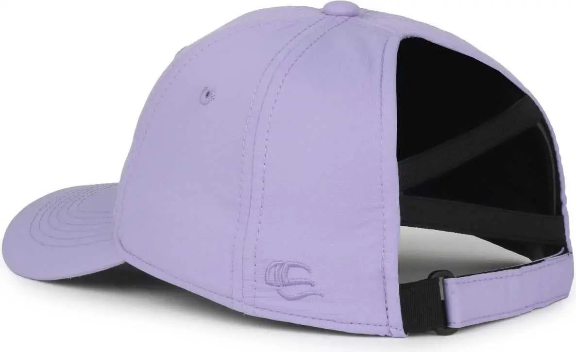 OC Sports PNY-900U Ladies Performance Ponytail Cap - Lavender - Lavender / Ladies