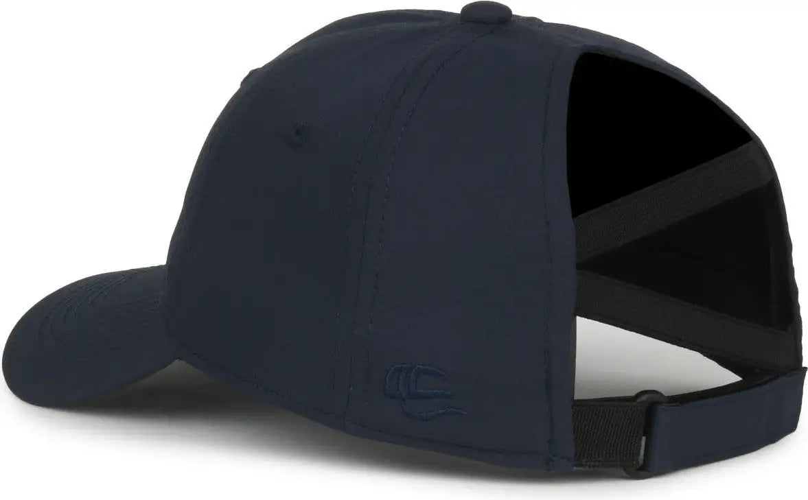 OC Sports PNY-900U Ladies Performance Ponytail Cap - Navy - Navy / Ladies