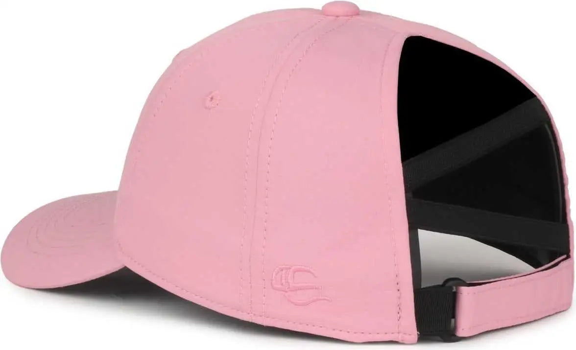 OC Sports PNY-900U Ladies Performance Ponytail Cap - Pink - Pink / Ladies