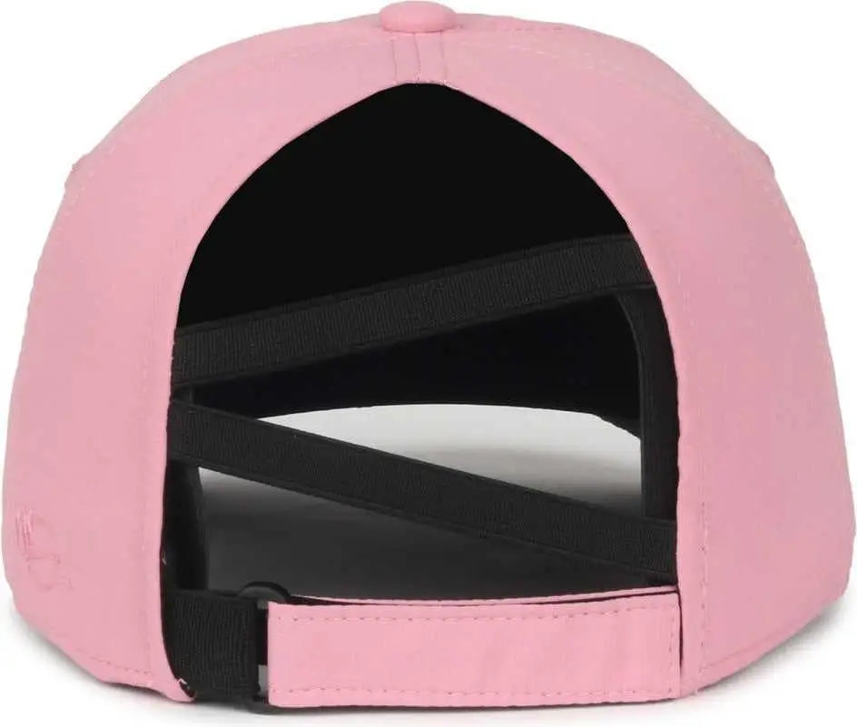 OC Sports PNY-900U Ladies Performance Ponytail Cap - Pink - Pink / Ladies