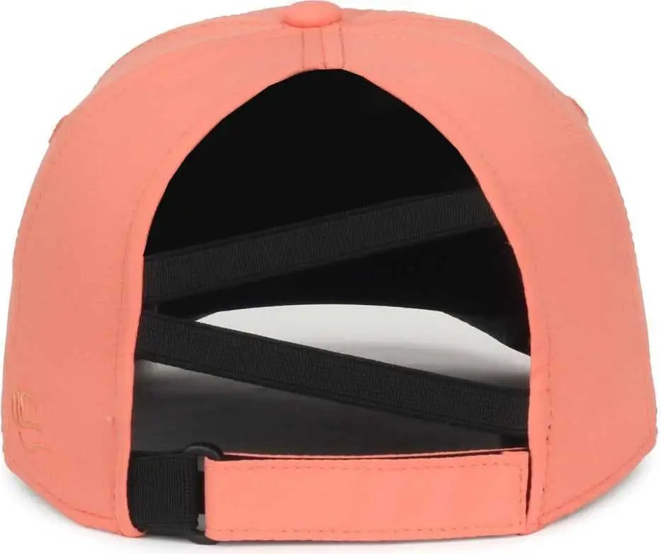 OC Sports PNY-900U Ladies Performance Ponytail Cap - Salmon - Salmon / Ladies
