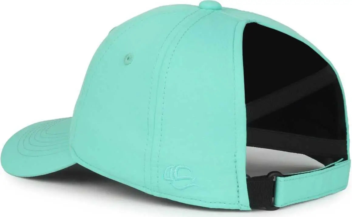 OC Sports PNY-900U Ladies Performance Ponytail Cap - Seafoam - Seafoam / Ladies