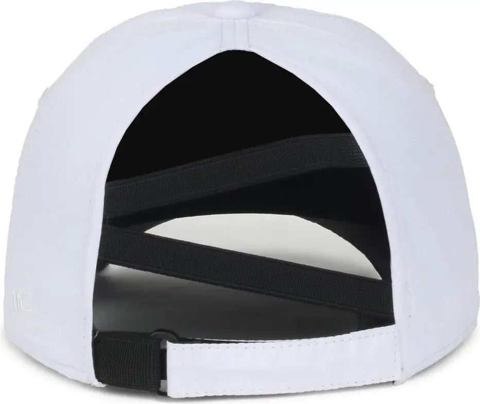 OC Sports PNY-900U Ladies Performance Ponytail Cap - White - White / Ladies
