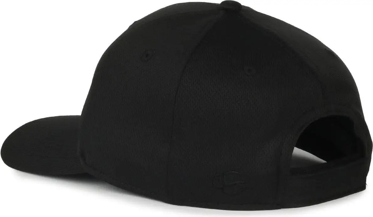 OC Sports PTM-850 Polyester Crown Cap - Black