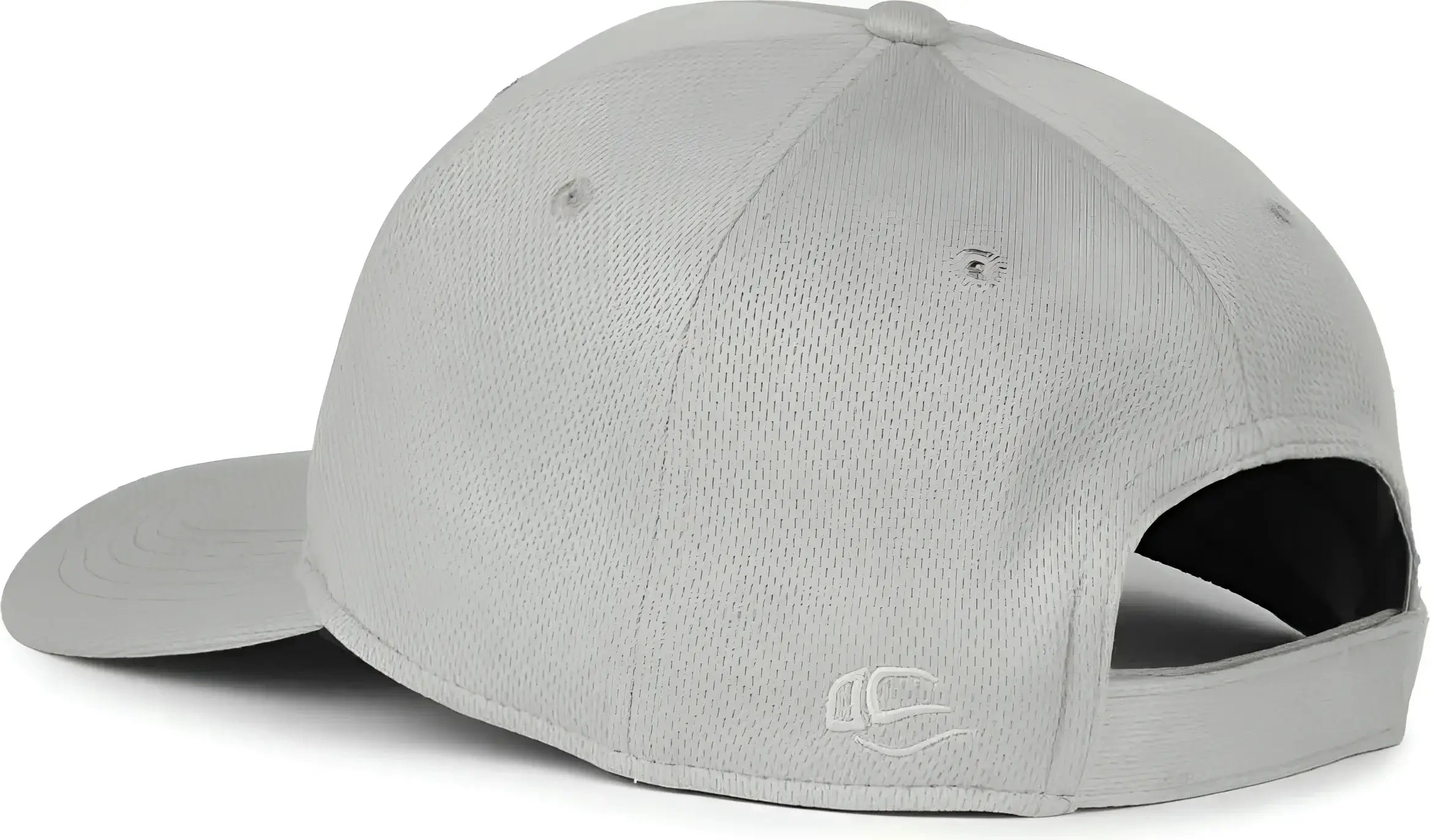 OC Sports PTM-850 Polyester Crown Cap - Light Gray