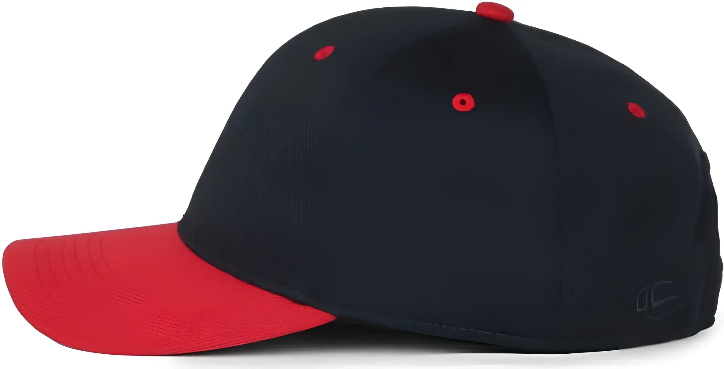 OC Sports PTM-850 Polyester Crown Cap - Navy Red