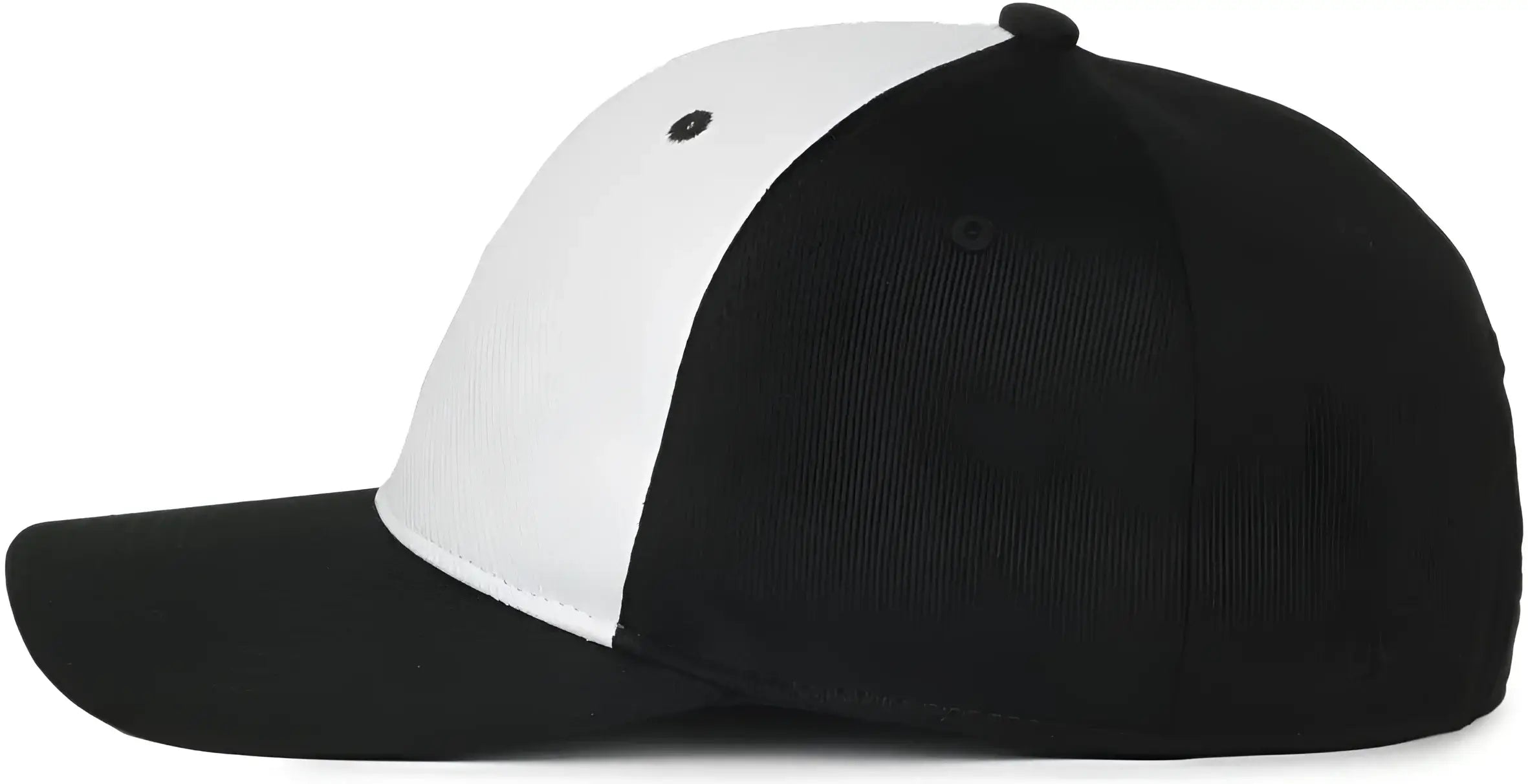 OC Sports PTM 850 Polyester Crown Cap White Black Black