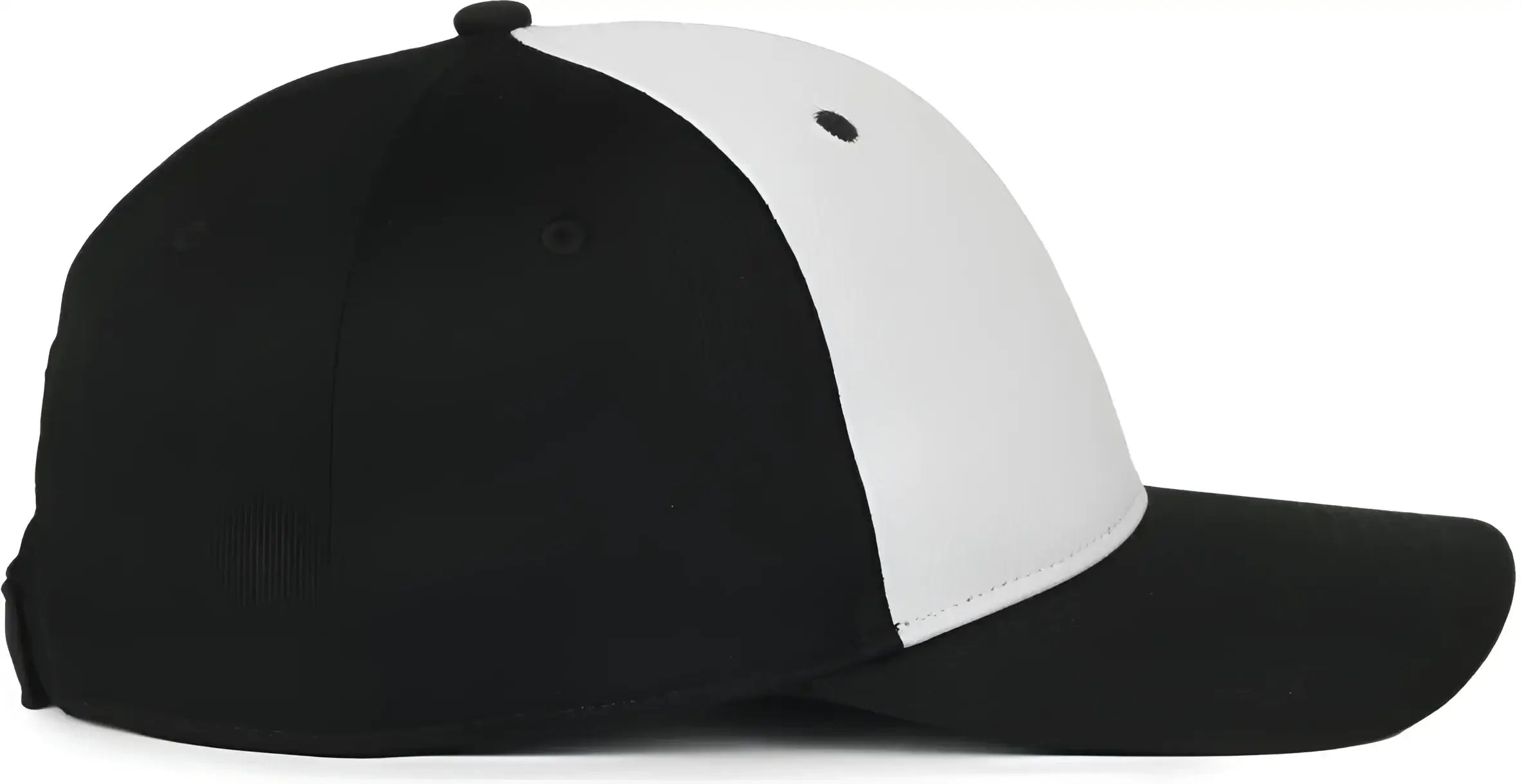 OC Sports PTM 850 Polyester Crown Cap White Black Black