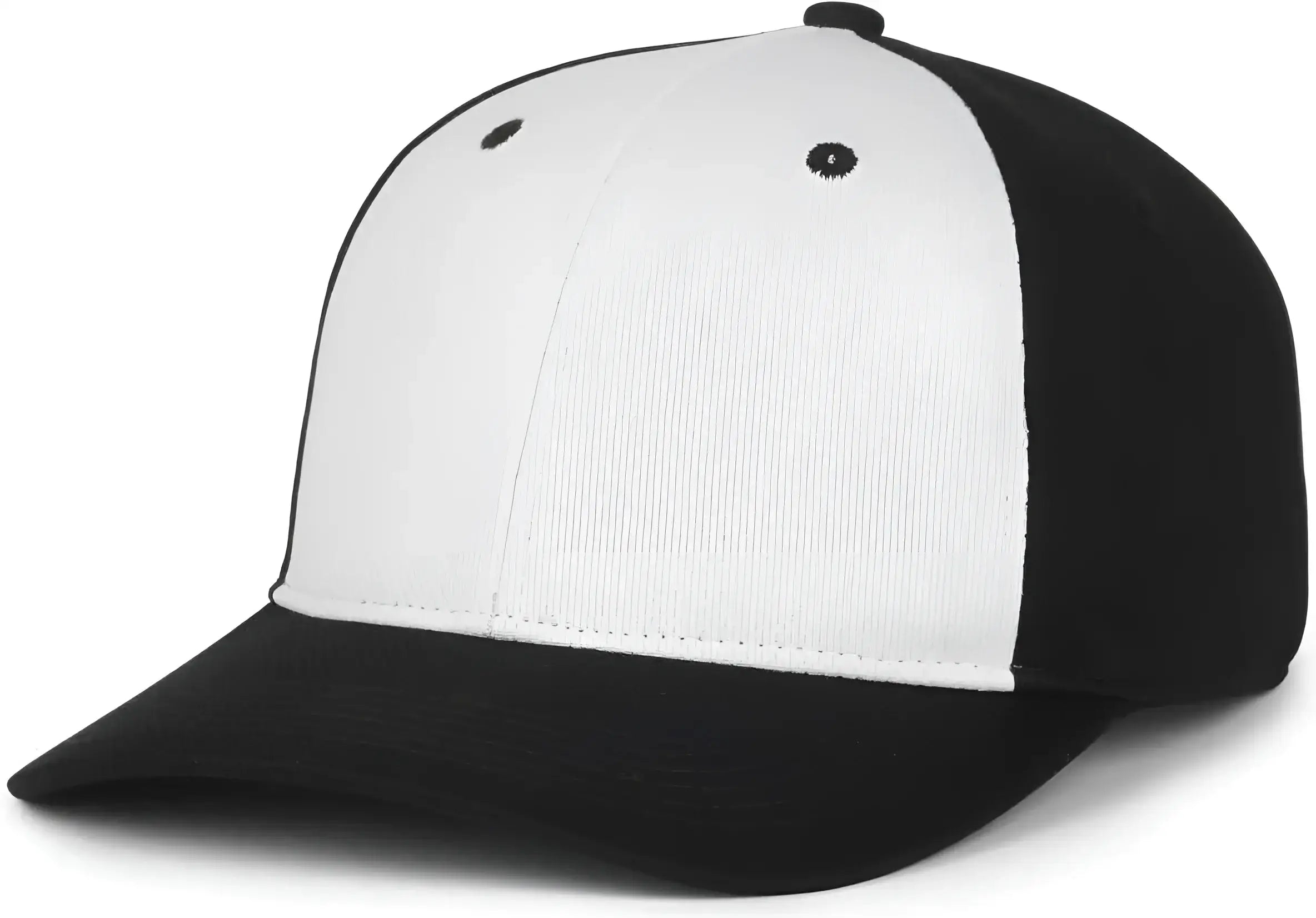 OC Sports PTM 850 Polyester Crown Cap White Black Black