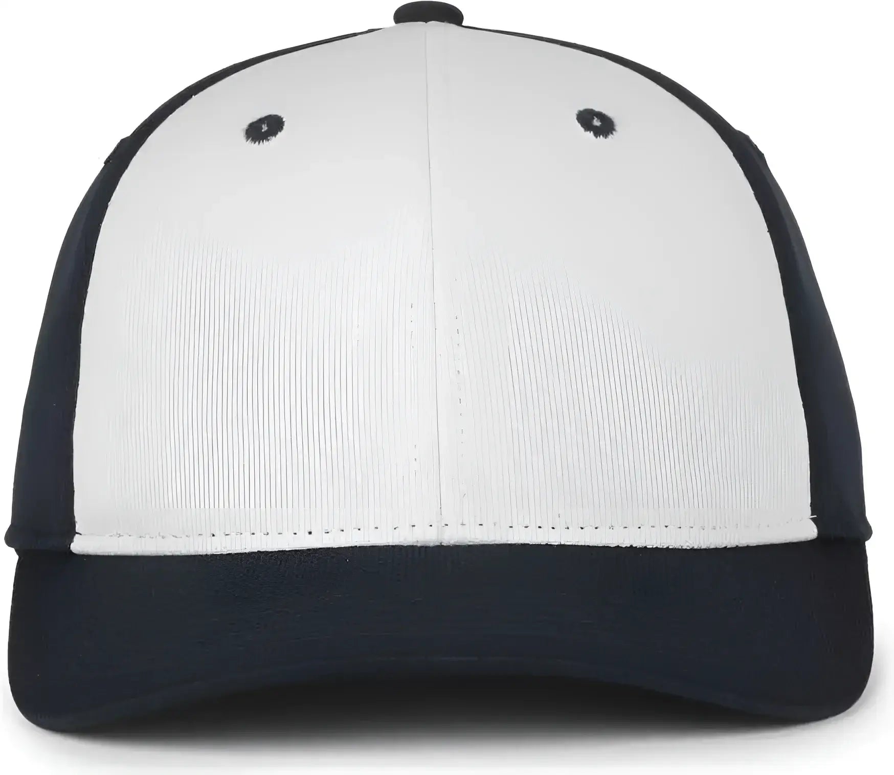 OC Sports PTM 850 Polyester Crown Cap White Navy Navy