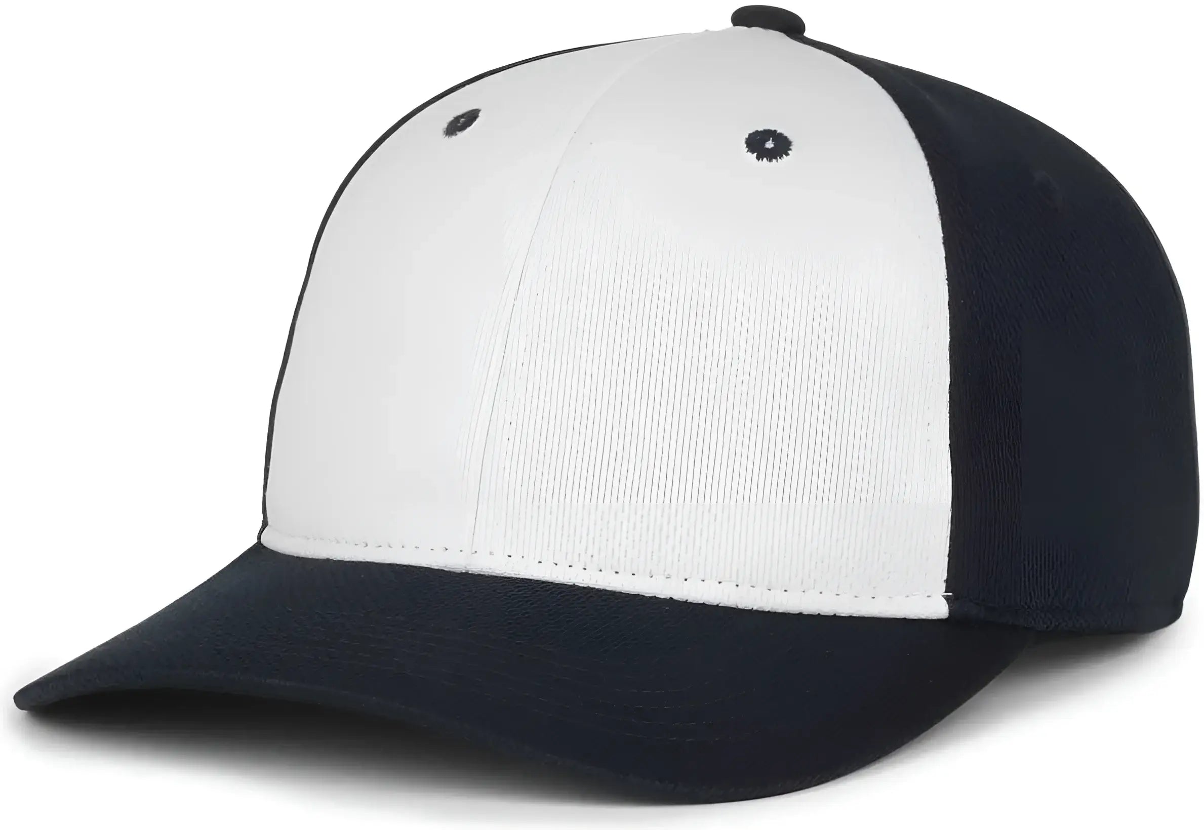 OC Sports PTM 850 Polyester Crown Cap White Navy Navy