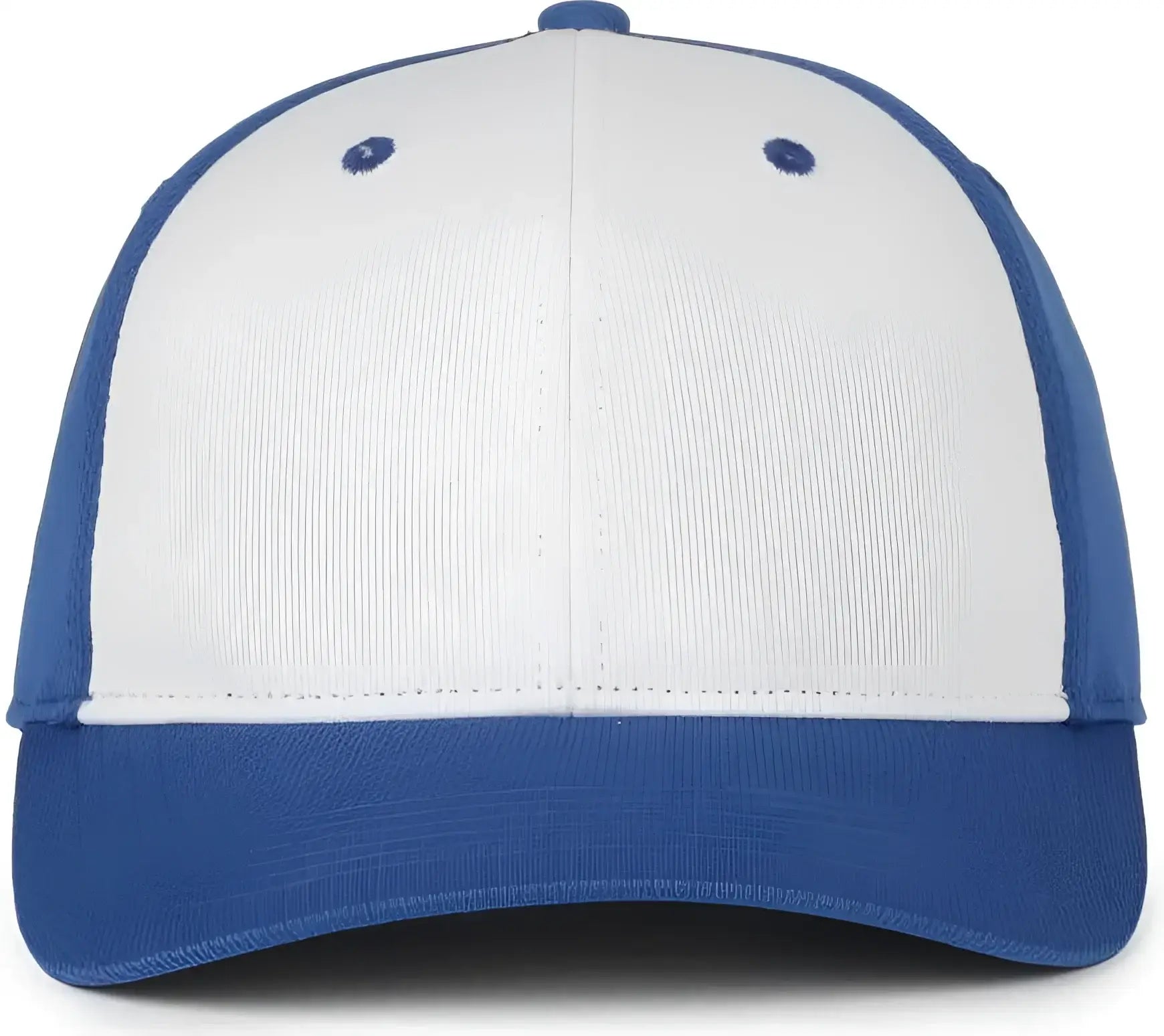 OC Sports PTM-850 Polyester Crown Cap - White Royal Royal