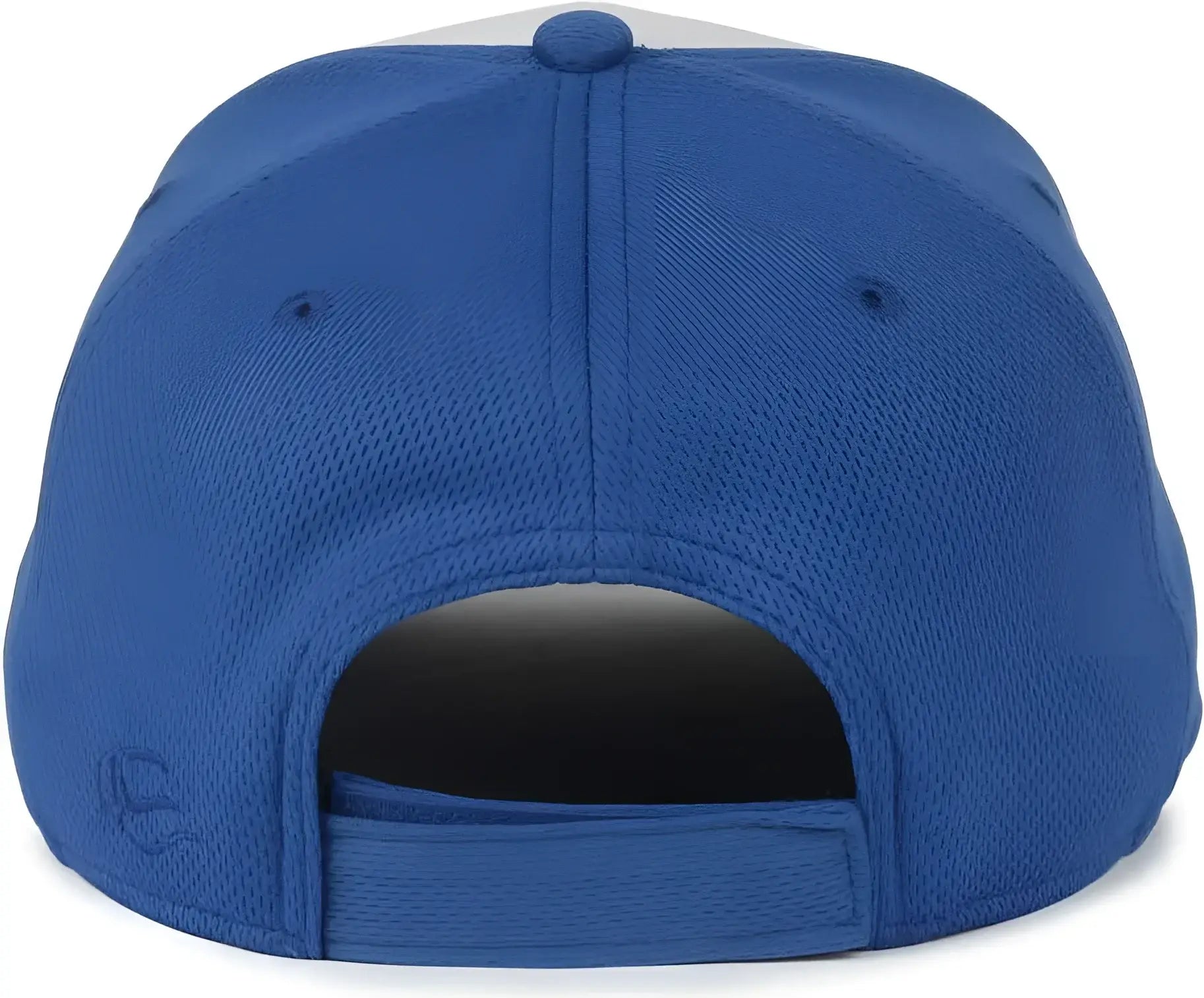 OC Sports PTM-850 Polyester Crown Cap - White Royal Royal
