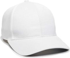 OC Sports PTM50 ProTech Mesh Cap - White - White / 6 3/8’’ - 7’’