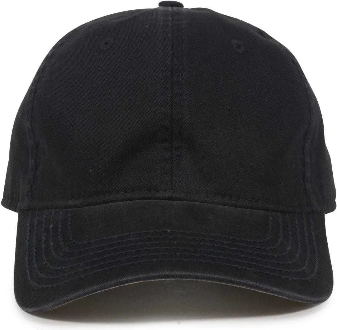 OC Sports PWT-100LTH Adjustable Cap - Black - Black / 6 7/8’’ - 7 1/2’’