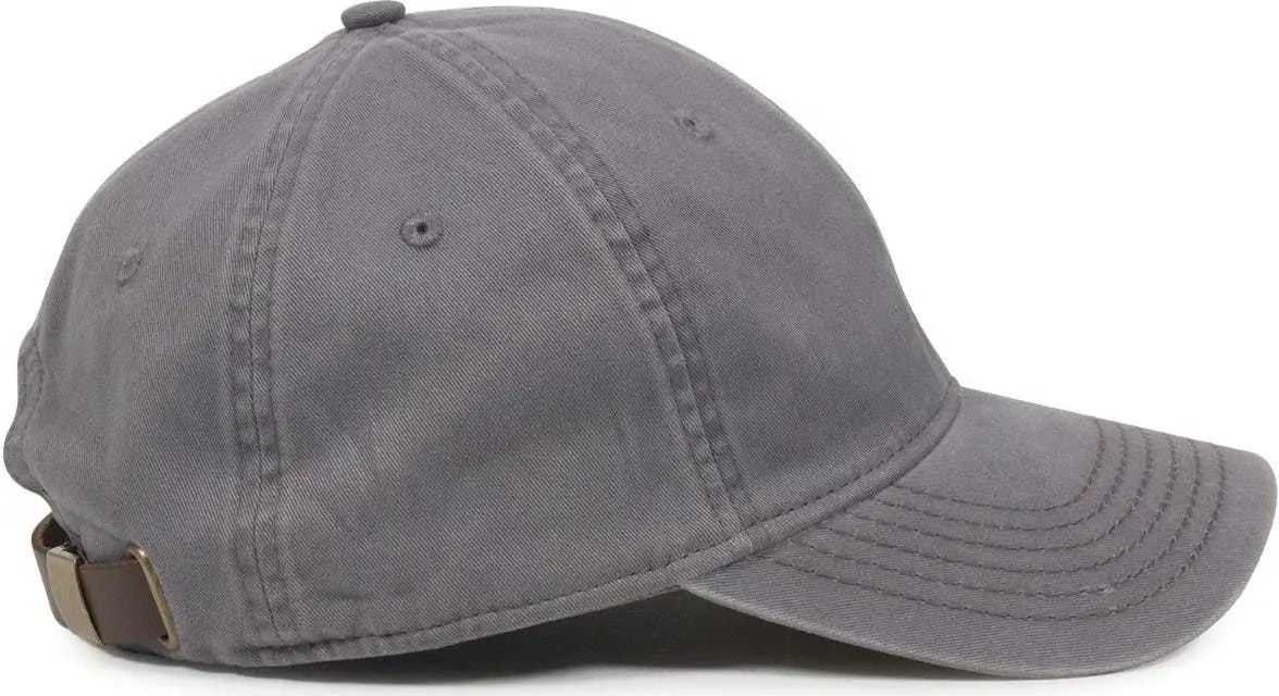 OC Sports PWT-100LTH Adjustable Cap - Graphite - Dark Gray / 6 7/8’’ - 7 1/2’’