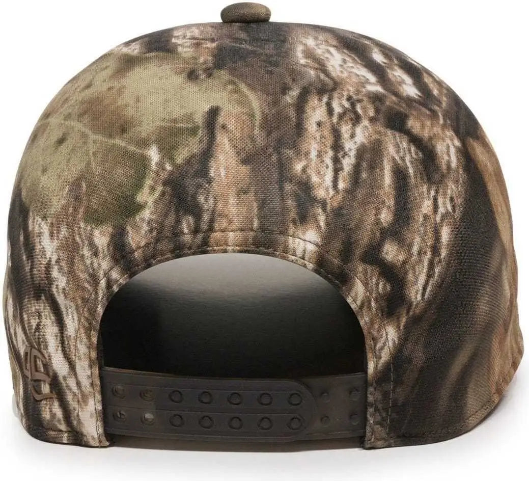 OC Sports RANGE Adjustable ’First Strick Hunting Supply’ Cap - Mossy Oak Country - Mossy Oak Country / 6 7/8’’ - 7 1/2’’