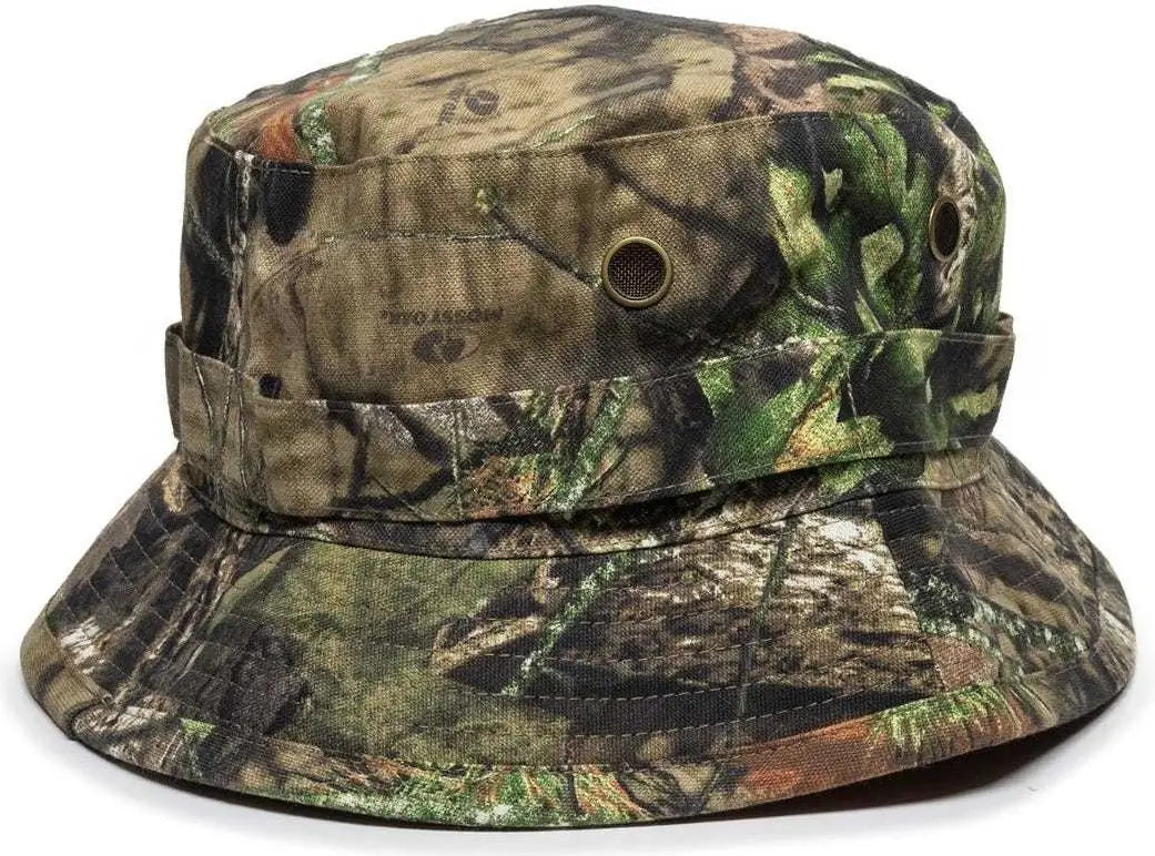 OC Sports RBH-100 Reversable Bucket Hat - Mossy Oak Break-Up Country Blaze - Mossy Oak Blaze / One Size Fits Most