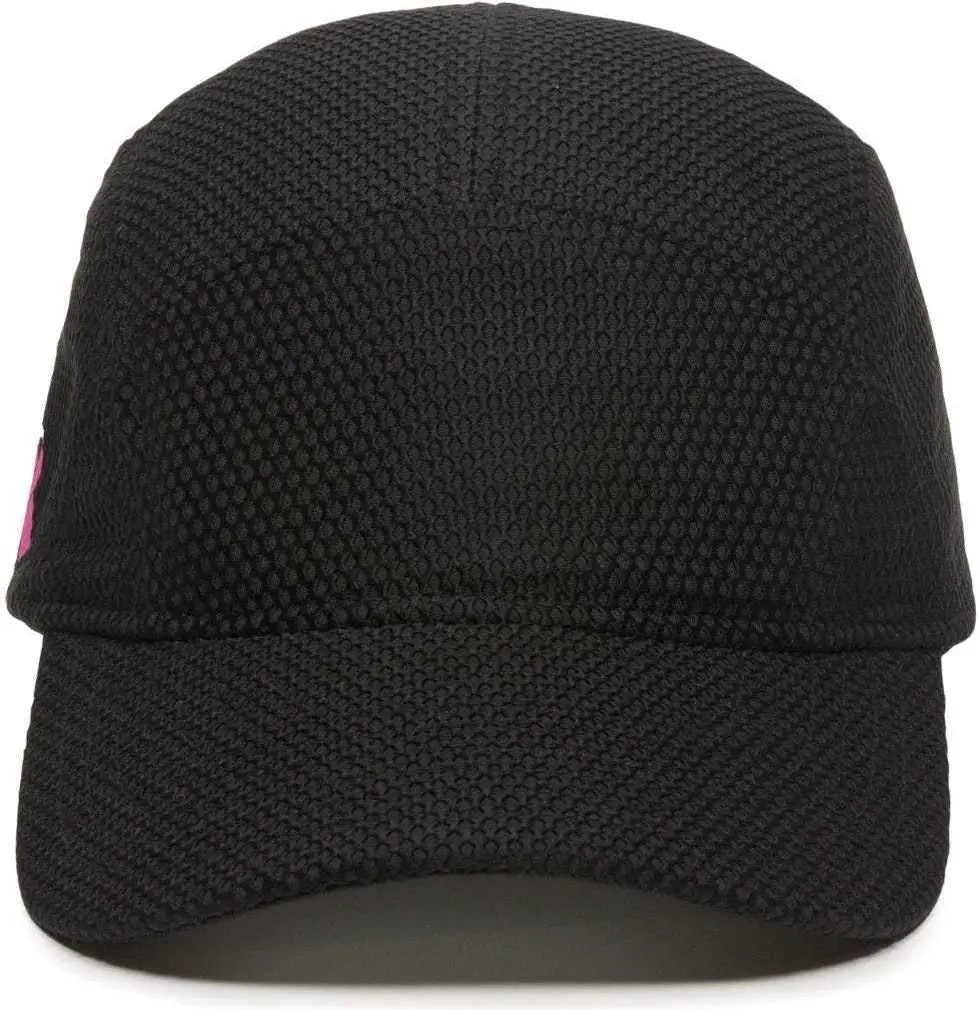 OC Sports RBN-250 Adjustable Cap - Black - Black / 6 7/8’’ - 7 1/2’’