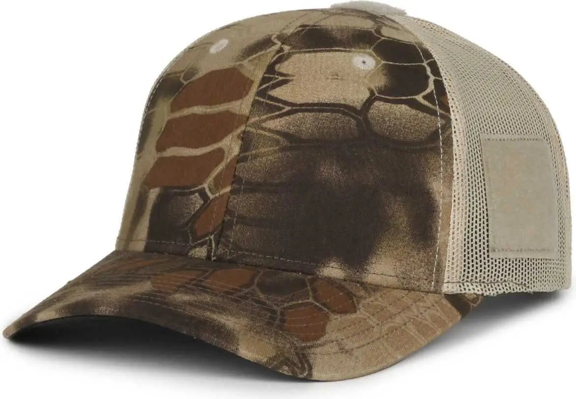 OC Sports RC-002C Loop Patch Cap - Kryptek Highlander Beige - Kryptek Khaki / 6 7/8’’ - 7 1/2’’