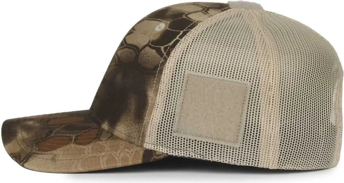 OC Sports RC-002C Loop Patch Cap - Kryptek Highlander Beige - Kryptek Khaki / 6 7/8’’ - 7 1/2’’