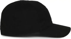 OC Sports RC-01 Regular Pre-Curved Cap - Black - Black / 6 7/8’’ - 7 1/2’’