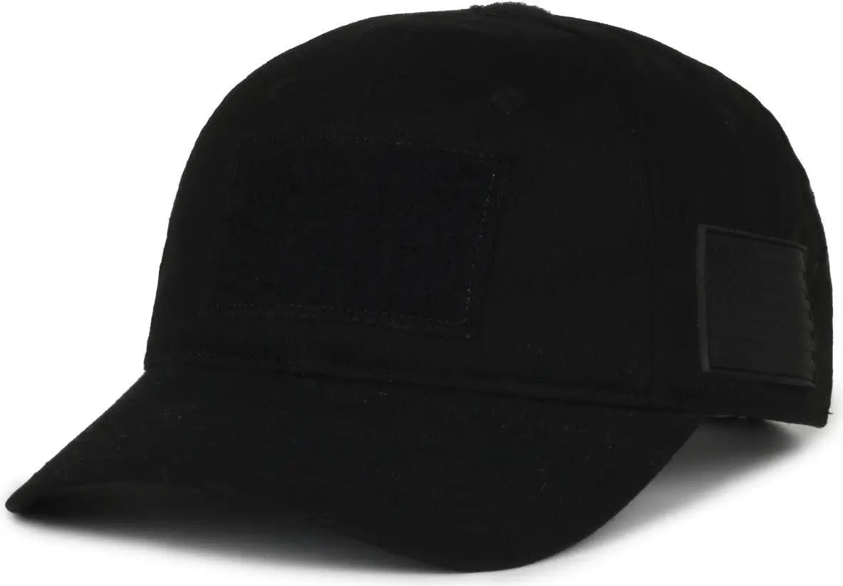 OC Sports RC-01 Regular Pre-Curved Cap - Black - Black / 6 7/8’’ - 7 1/2’’