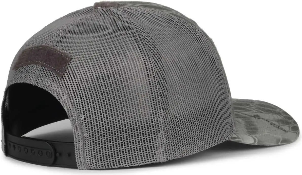 OC Sports RC-01C Loop Patch Cap - Kryptek Raid Dark Gray - Kryptek Dark Gray / 6 7/8’’ - 7 1/2’’