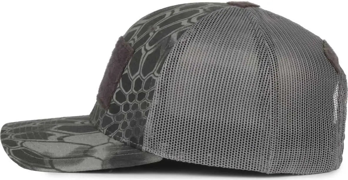 OC Sports RC-01C Loop Patch Cap - Kryptek Raid Dark Gray - Kryptek Dark Gray / 6 7/8’’ - 7 1/2’’