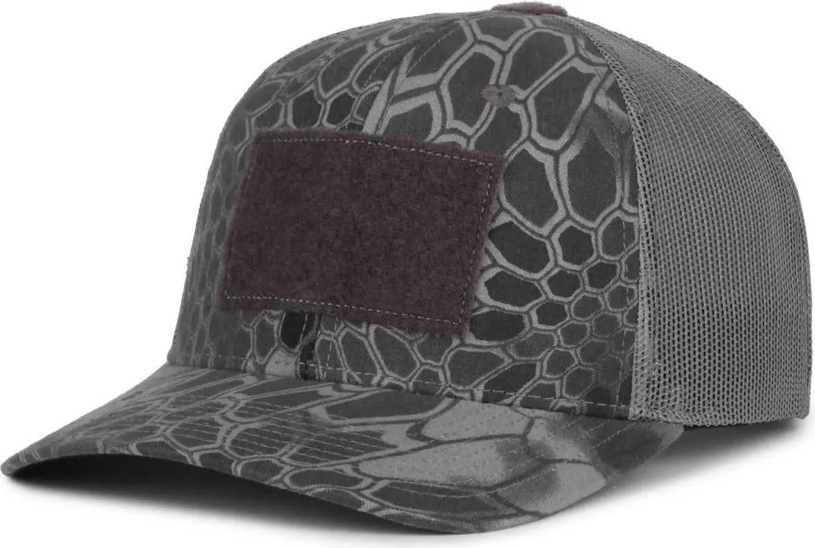 OC Sports RC-01C Loop Patch Cap - Kryptek Raid Dark Gray - Kryptek Dark Gray / 6 7/8’’ - 7 1/2’’