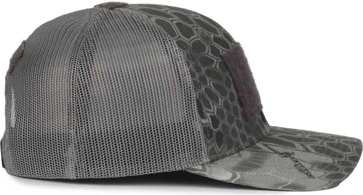 OC Sports RC-01C Loop Patch Cap - Kryptek Raid Dark Gray - Kryptek Dark Gray / 6 7/8’’ - 7 1/2’’