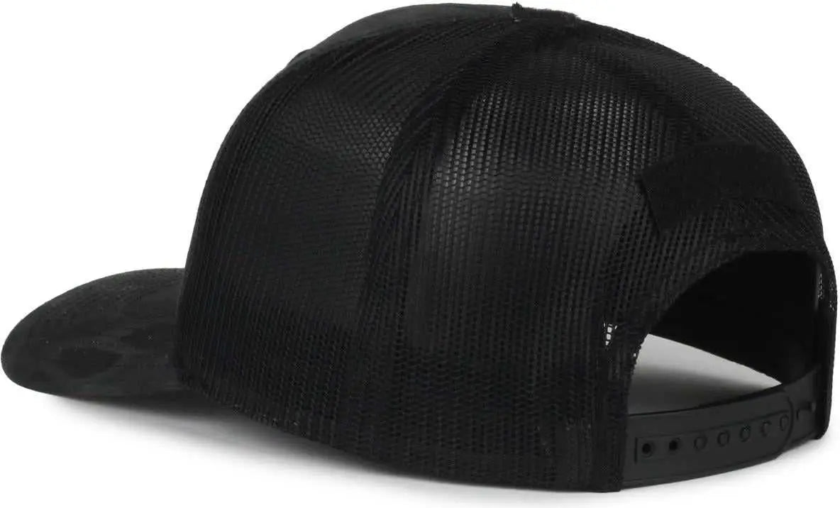 OC Sports RC-01C Loop Patch Cap - Kryptek Typhon Black - Kryptek Black / 6 7/8’’ - 7 1/2’’