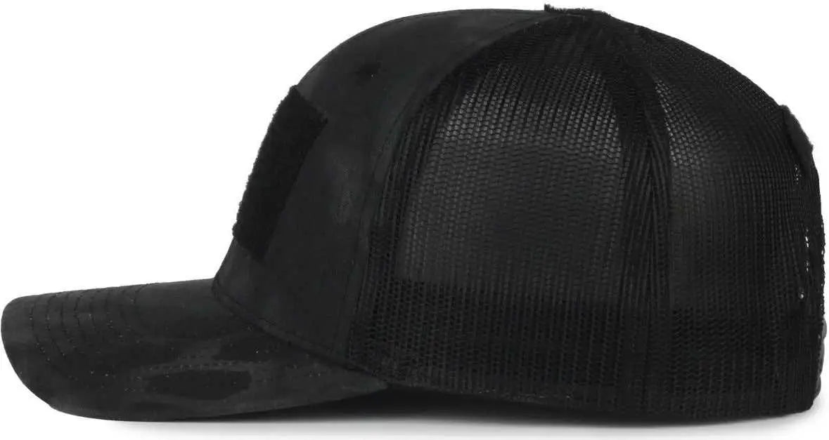 OC Sports RC-01C Loop Patch Cap - Kryptek Typhon Black - Kryptek Black / 6 7/8’’ - 7 1/2’’