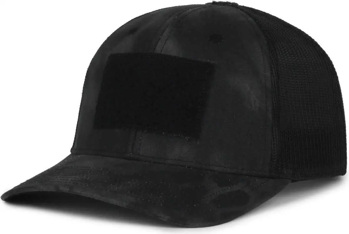 OC Sports RC-01C Loop Patch Cap - Kryptek Typhon Black - Kryptek Black / 6 7/8’’ - 7 1/2’’