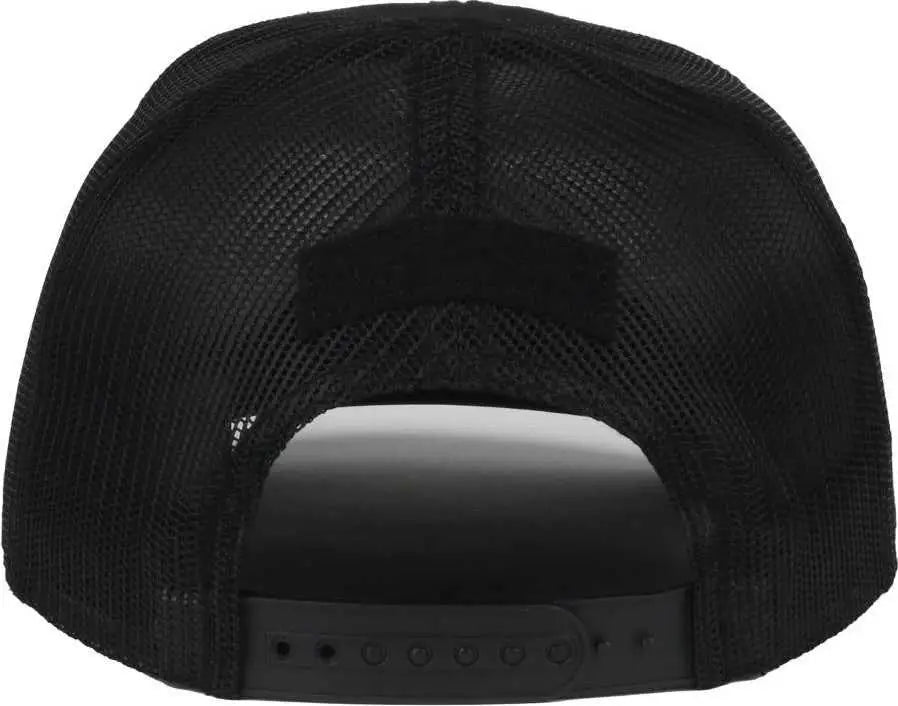 OC Sports RC-01M Loop Patch Cap - Black Black - Black / 6 7/8’’ - 7 1/2’’