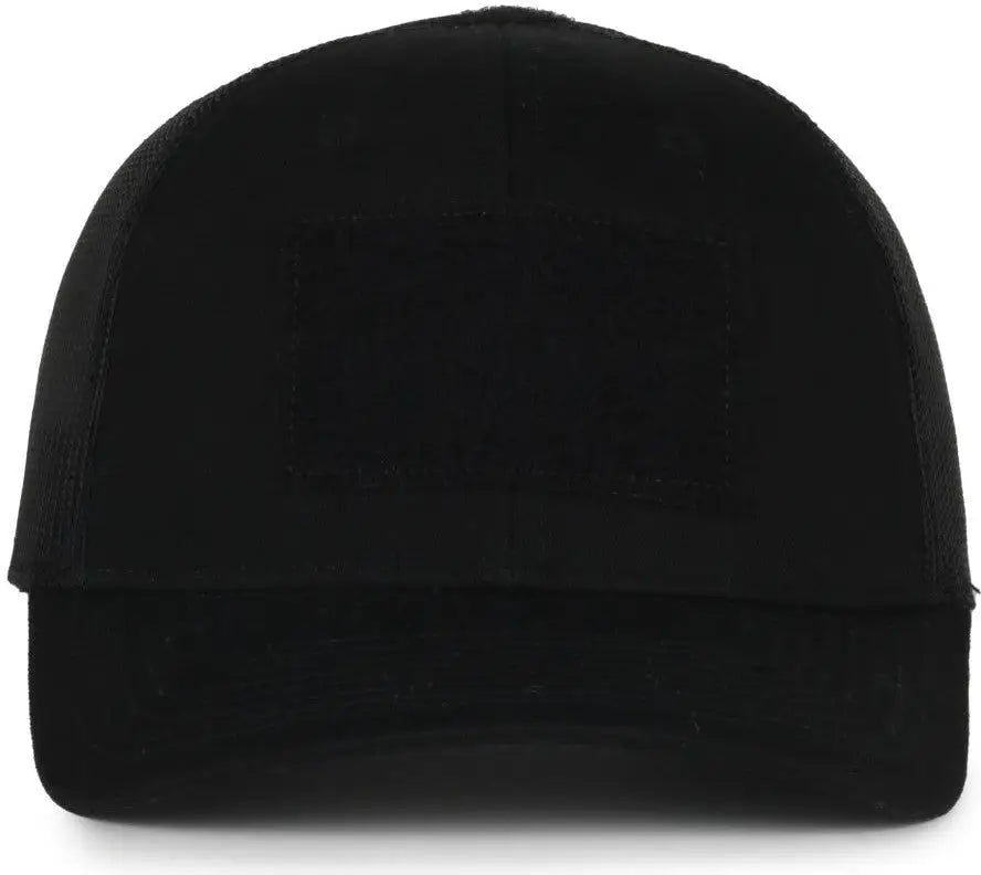 OC Sports RC-01M Loop Patch Cap - Black Black - Black / 6 7/8’’ - 7 1/2’’