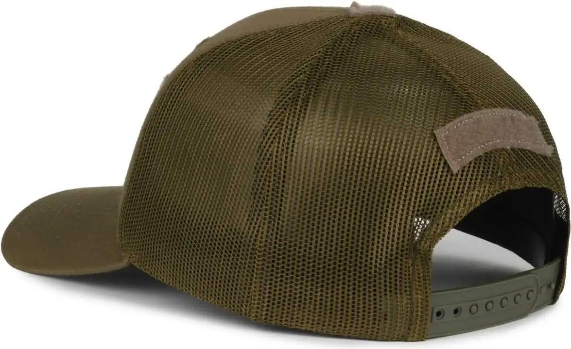 OC Sports RC-01M Loop Patch Cap - Olive Olive - Olive / 6 7/8’’ - 7 1/2’’