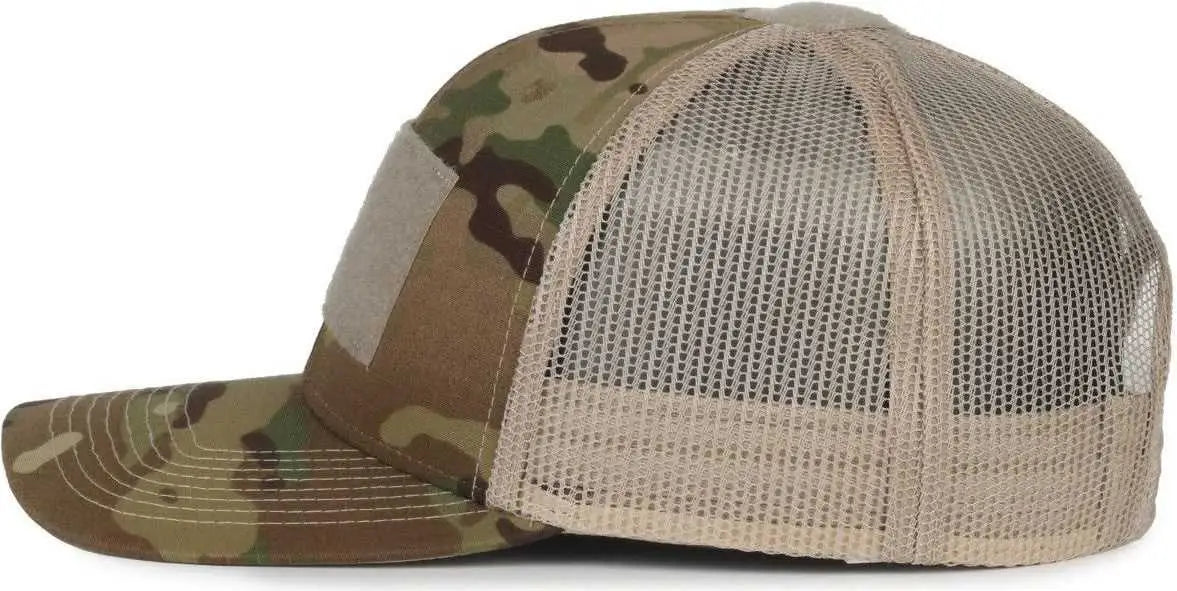 OC Sports RC-01S Loop Patch Cap - Multicam Khaki - Multi-Colored / 6 7/8’’ - 7 1/2’’