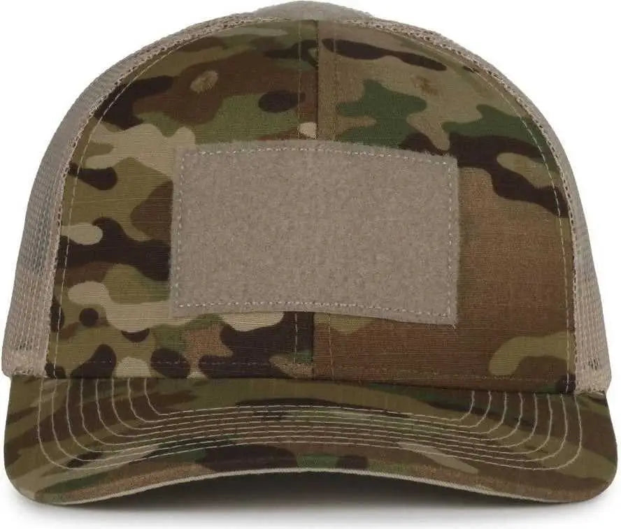 OC Sports RC-01S Loop Patch Cap - Multicam Khaki - Multi-Colored / 6 7/8’’ - 7 1/2’’