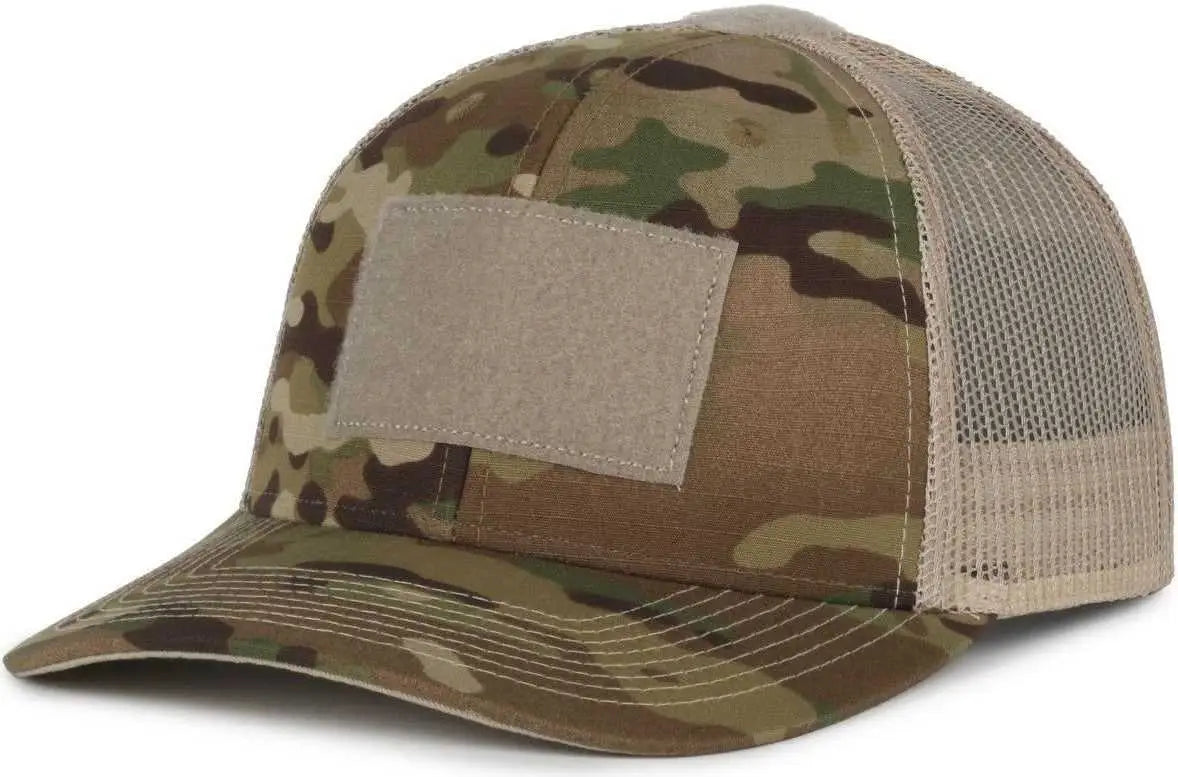 OC Sports RC-01S Loop Patch Cap - Multicam Khaki - Multi-Colored / 6 7/8’’ - 7 1/2’’
