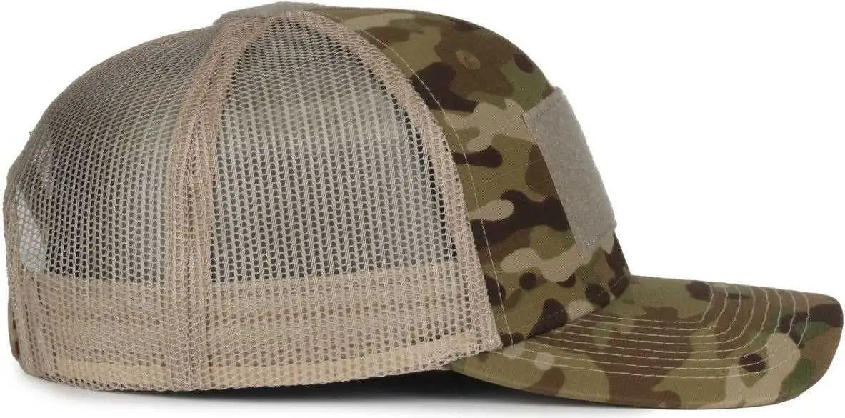 OC Sports RC-01S Loop Patch Cap - Multicam Khaki - Multi-Colored / 6 7/8’’ - 7 1/2’’