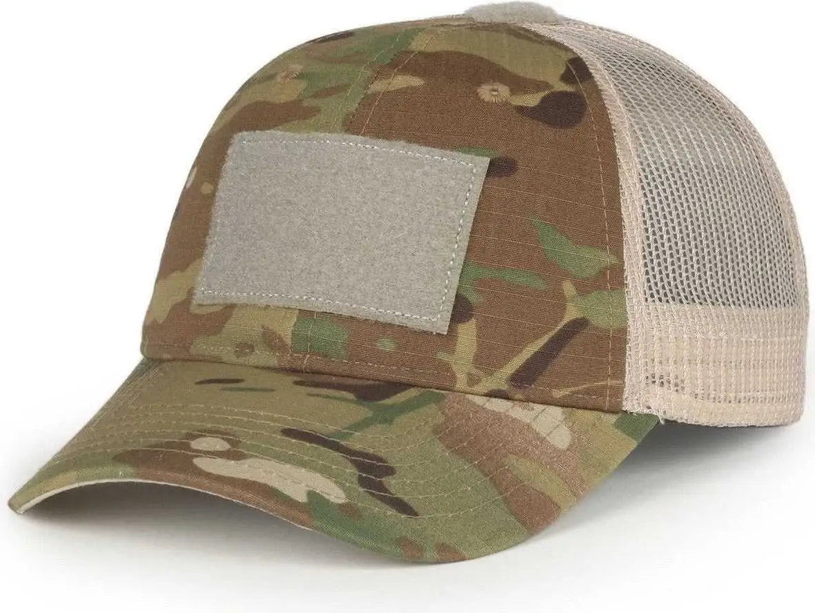 OC Sports RC-01U Loop Patch Cap - Multicam Khaki - Multi-Colored / 6 7/8’’ - 7 1/2’’