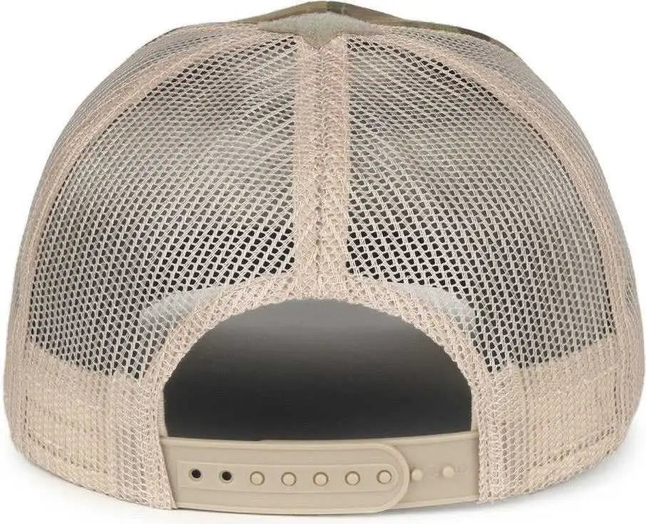 OC Sports RC-01U Loop Patch Cap - Multicam Khaki - Multi-Colored / 6 7/8’’ - 7 1/2’’