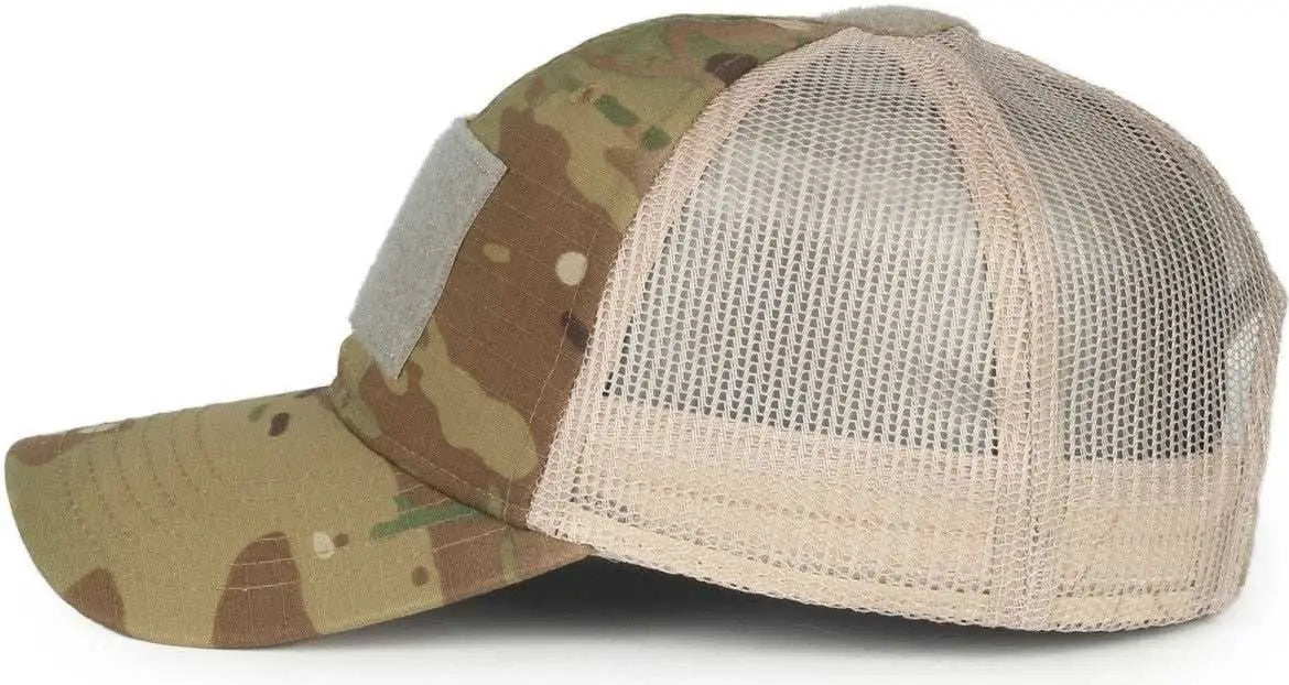OC Sports RC-01U Loop Patch Cap - Multicam Khaki - Multi-Colored / 6 7/8’’ - 7 1/2’’