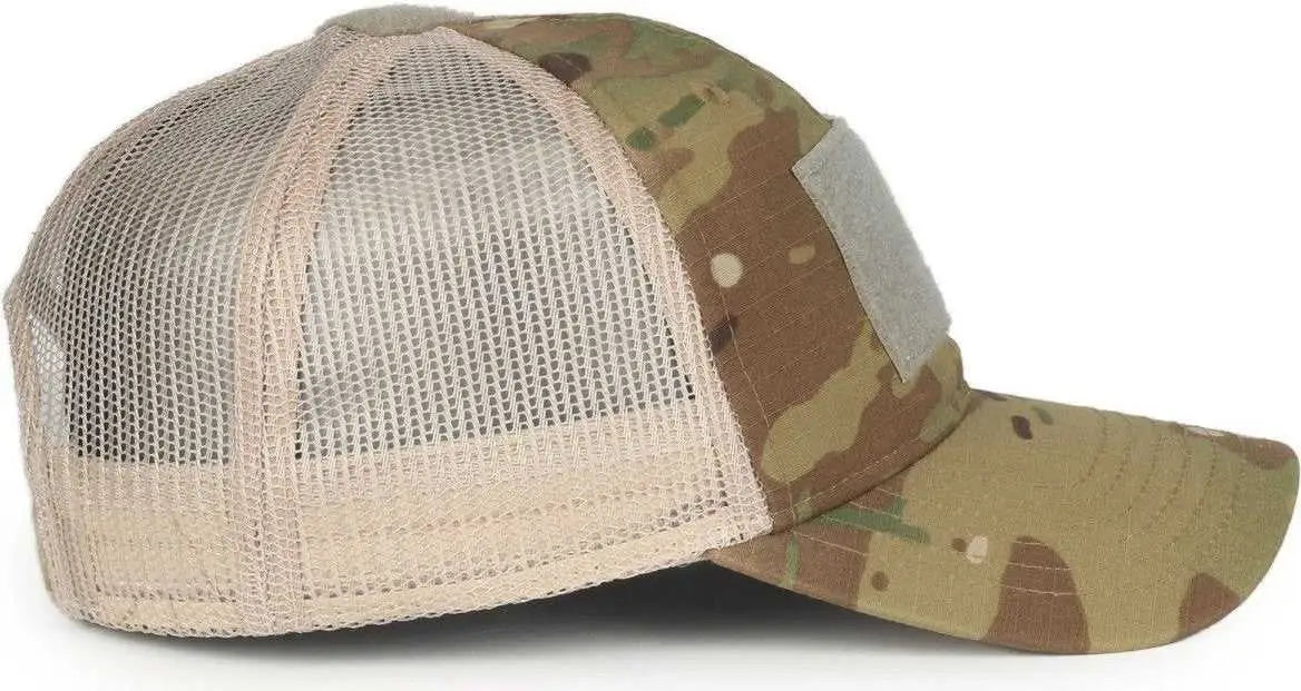 OC Sports RC-01U Loop Patch Cap - Multicam Khaki - Multi-Colored / 6 7/8’’ - 7 1/2’’